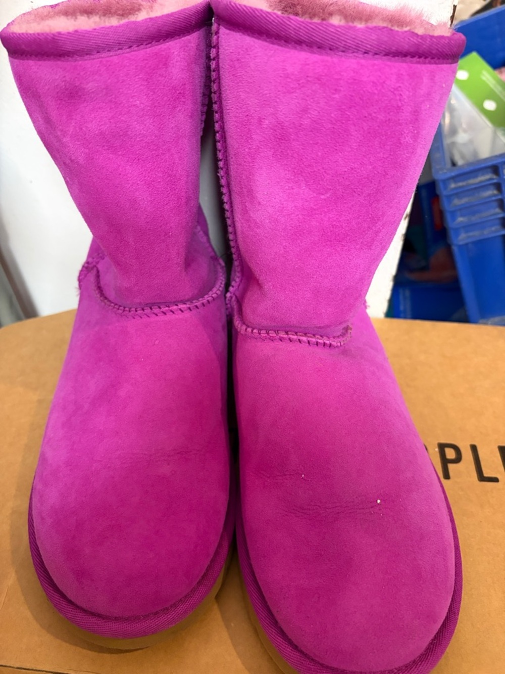 UGG Raspberry Pink Classic Shearling Boots